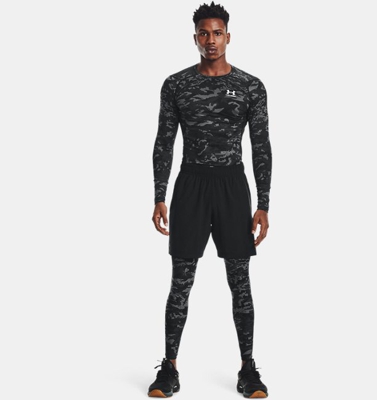 Maglia a manica lunga HeatGear® Armour Camo da uomo