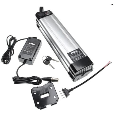 Batteria Per Tubo Sella (8,8ah, 36v, Li-ion) Incl. Caricatore Compatibile Con E-bike, Bicicletta Elettrica Per Es. Prophete, Mifa