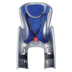 Baby Shield - Seggiolino Da Bicicletta Posteriore Per Bambini (portata Massima: 22 Kg) - Argento en oferta