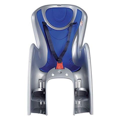 Baby Shield - Seggiolino Da Bicicletta Posteriore Per Bambini (portata Massima: 22 Kg) - Argento