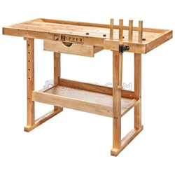 Banco Da Lavoro In Legno Officina Falegname Cassetto Morsa Holzmann Wb126 precio