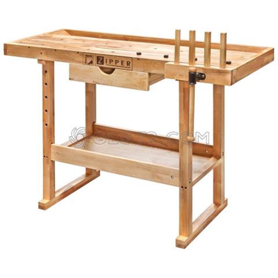 Banco Da Lavoro In Legno Officina Falegname Cassetto Morsa Holzmann Wb126