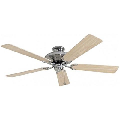 Ventilatore Da Soffitto Riviera In Acciaio Inox Con Comando Interruttore 132 cm