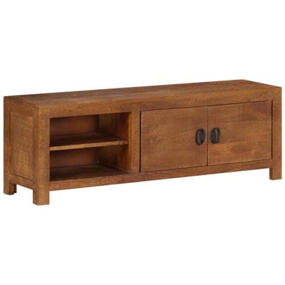Mobile Porta Tv 120x40x30 Cm In Legno Massello Di Mango