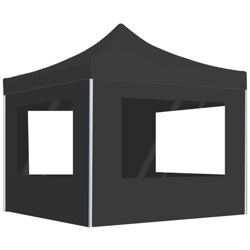Gazebo Pieghevole Con Pareti Alluminio 2x2 M Antracite precio