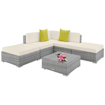 Set In Rattan Paris, Variante 2 - Grigio Chiaro