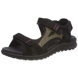 Siris, Sandali A Punta Aperta Donna, (nero), 42 Ue en oferta