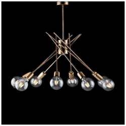 Plafoniera Minimal Moderna Ferro Bronzato Spazzolato Cm 64 precio