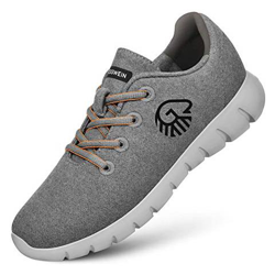 Merino Corridori Uomini, Sneaker Uomo Da Sportivo, Traspiranti, 100% Lana Merinos, Grigio (grigio.), 44 Ue características
