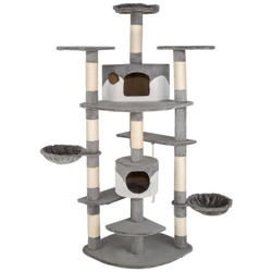 Albero Tiragraffi Duki - Grigio / bianco en oferta