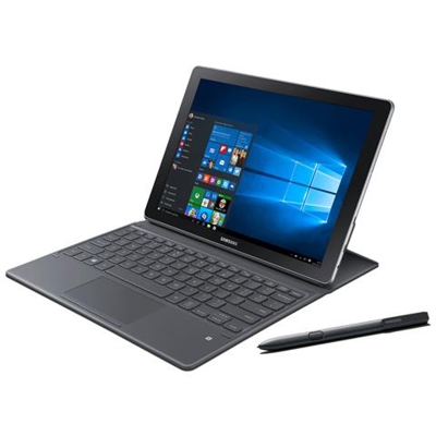 Galaxy Book 2in1 Argento Display 10.6'' Intel Core M Ram 4GB Storage 64GB +Slot MicroSD Wi-Fi + 4G Fotocamera 5Mpx Windows 10 Home