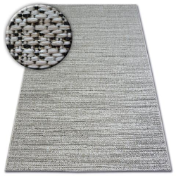 Tappeto Di Spago Sizal Floorlux 20389 Argento / Nero Melanz Toni Grigio E Argento 200x290 Cm precio