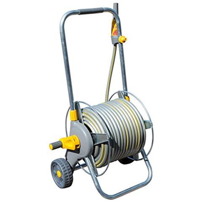 2436 0000 Carrello Avvolgitubo In Metallo Da 60 M Con Tubo 30 M