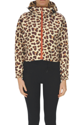 Cropped animal print jacket precio
