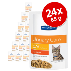 Hill's Prescription Diet umido per gatti in busta 24 x 85 g - k/d Kidney Care - Salmone en oferta