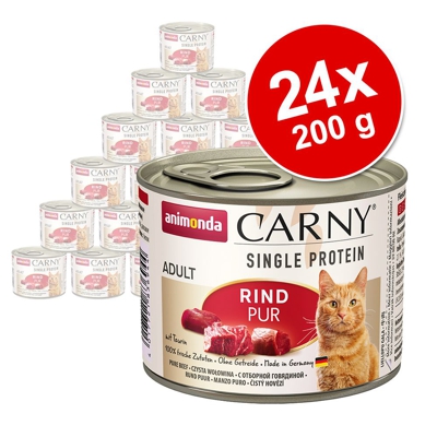 Animonda Carny Single Protein Adult 24 x 200 g - Pollo  puro