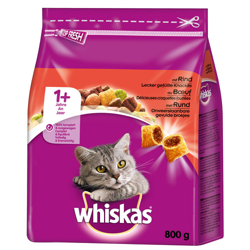 Crocchette Whiskas 1+ Manzo - 14 kg precio