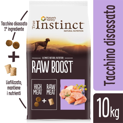 Nature's Variety True Instinct Raw Boost Tacchino - 10 kg