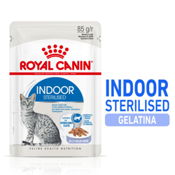 Royal Canin Indoor Sterilised in Gelatina - 24 x 85 g características