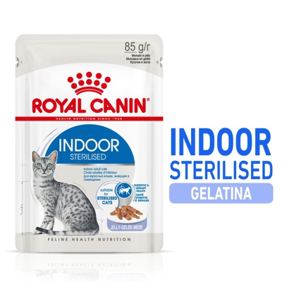 Royal Canin Indoor Sterilised in Gelatina - 24 x 85 g