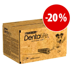 Prezzo speciale! 2 x Purina Dentalife Snack per igiene dentale - 216 Stick  (72 x 49 g) - cani di tg piccola precio