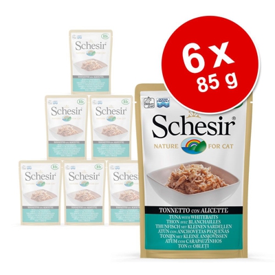 Schesir Buste 6 x 85 g - Tonnetto con Alicette