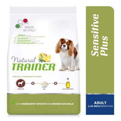 Natural Trainer Sensitive Plus Adult Small & Toy con Cavallo, riso e olio - Set %: 2 x 7 kg características