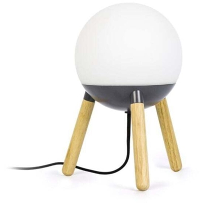 Mine Pc Lampada Da Tavolo Grigia Marca Faro