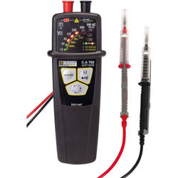 Chauvin Arnoux C.A 762 IP2X Tester di tensione a due poli CAT IV 600 V LED, Acustico precio