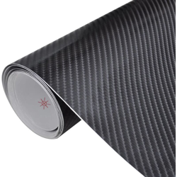 Pellicola Auto in Vinile Fibra di Carbonio 4D Nero 152 x 200 cm - Vidaxl en oferta