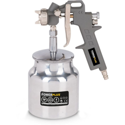 Powerplus - PISTOLA A SPRUZZO AEROGRAFO AD ASPIRAZIONE PER VERNICIATURA PROFESSIONALE 750CC 1.5MM en oferta