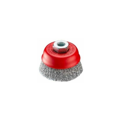 SIT SPAZZOLA SPAZZOLE A TAZZA IN ACCIAIO FILO ONDULATO PER MINI-SMERIGLIATRICE-60 mm 60 mm