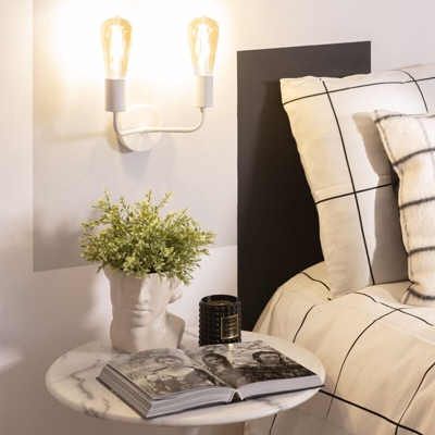 Ledkia - Applique da Parete Jayso 2 Faretti Bianco