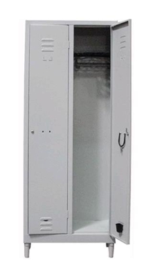 ARMADIO 2 Ante in Lamiera Veniciata SPOGLIATOIO 69X33X180H cm Fornito Smontato