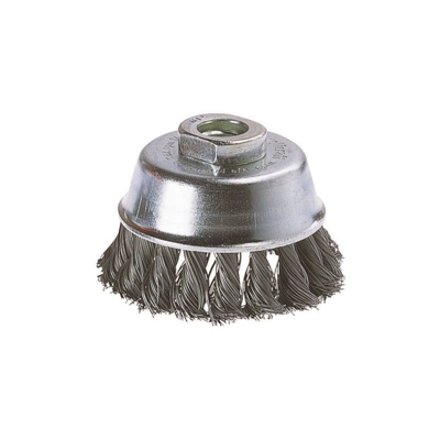 Spazzola a tazza in filo dacciaio WS Gex M14 Ø 75 mm 2125000 1 pz. - Wolfcraft