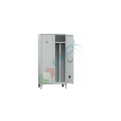 Armadio spogliatoio sporco pulito in metallo, 2 vani, 2 tramezzi, Mis. 1000 L x 500 P x 1800 H mm, maniglia in metallo (2 Vani - Mis. 1000 L x 500 P en oferta