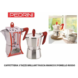 Bighouse It - CAFFETTIERA 3 TZ. BRILLANT FASCIA AVV en oferta