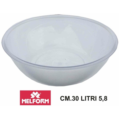Insalatiera Diamond Cm.30 Lt.5,8 Trasparente
