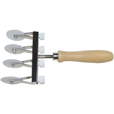 Tagliapasta 4 Lame lisce con pomello