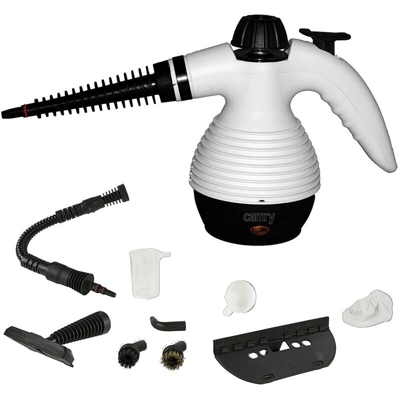 Camry - Pulitore a Vapore Portatile 1100W 1050ml 100 gradi con Accessori Pulizia