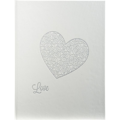 Harmony-Libro d'oro di 100 pagine, dimensioni 27 x 22 cm, colore: bianco - Exacompta