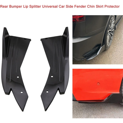 Pala posteriore universale per automobile, angolo posteriore, protezione dell'angolo posteriore nero