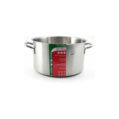 Casseruola fonda per induzione con 2 manici in acciaio inox Diametro 36 cm