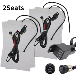 Un set di fogli riscaldanti per seggiolino auto 12v (2 fogli riscaldanti + 1 interruttore) S3050 en oferta