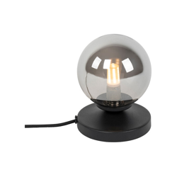QAZQA Lampada da tavolo athens - rustico - Vetro,Acciaio - Nero - Sfera Max. 1 x Watt precio