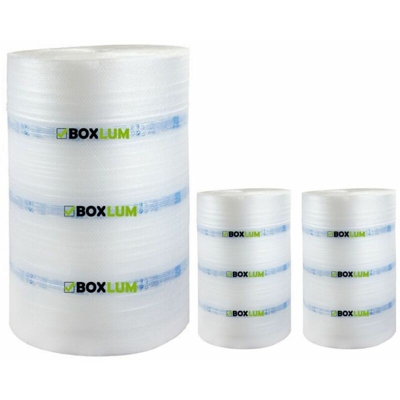 Boxlum - Pluriball con bolle d'aria per imballaggio 5 rotoli da h 100x 100 metri