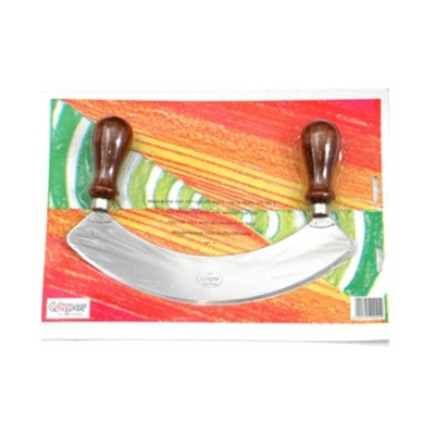 Caper - Mezzaluna in acciaio inox Cartella