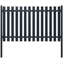 Pannello di Recinzione Antracite 174,5x100cm Acciaio Verniciato - Antracite - Youthup precio