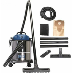 Aspiratore Aspirapolvere Aspiraliquidi Bidone Inox 1200W 20L Scheppach Nts20 precio