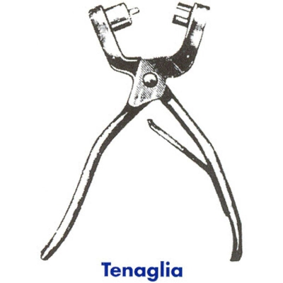 Tenaglia per Occhielli in acciaio ramato Tenaglia per occhielli